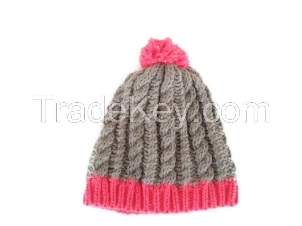 handmade women knitted Hat