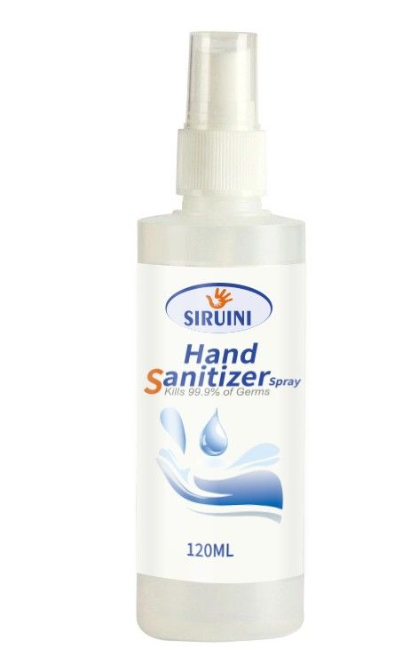 Disposable Antibacterial Hand Sanitizer 120ML 75% alcohol kill 99.9% germs