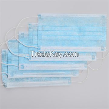 3 Ply Filtering Non Woven Medical Surgical Disposable Face Mask