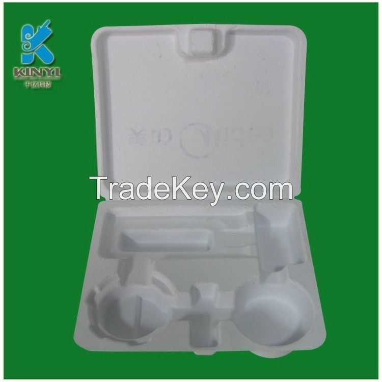 New Design Biodegradable Safety Natural Molded Pulp custom product packaging