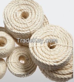 SISAL 3 strand natural rope, 6mm, 8mm, 10mm, 12mm. lots of choice of sizes