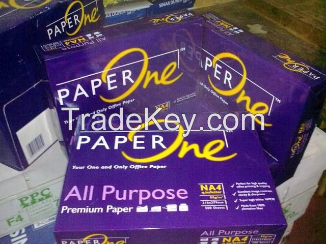 100% wood pulp Multi-Purpose double copy paper a4 80gsm.