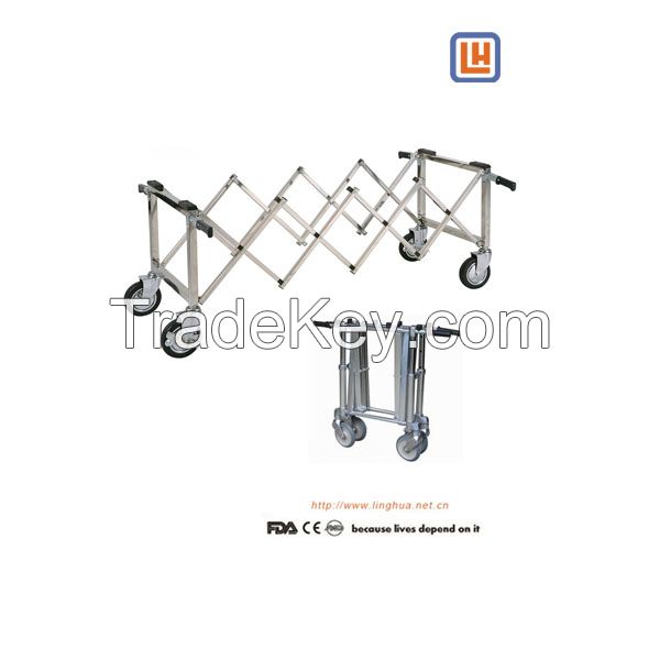 Mortuary Product Casket Trolley for Coffin Removal in Church for Funeal