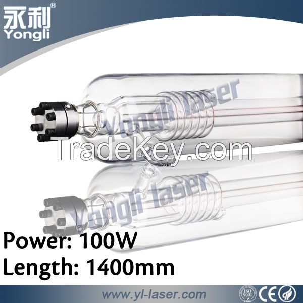 100W CO2 laser tube for cutting or engraving machine