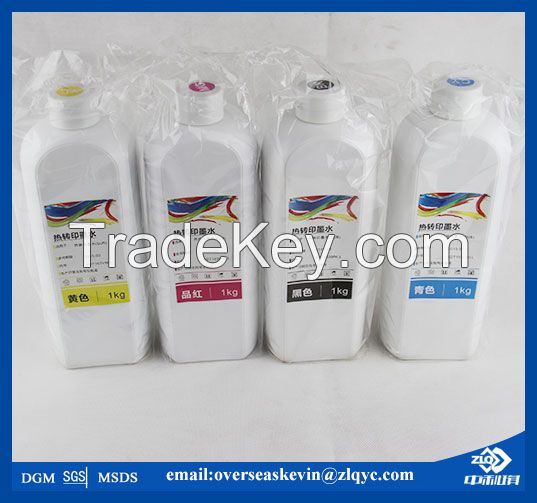 factory directly supply bright color digital printing sublimation ink for Epson printer