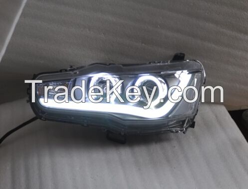 car accessory MITSUBISHI lancer 2010 LED head lamp factory wholesale modified headlight