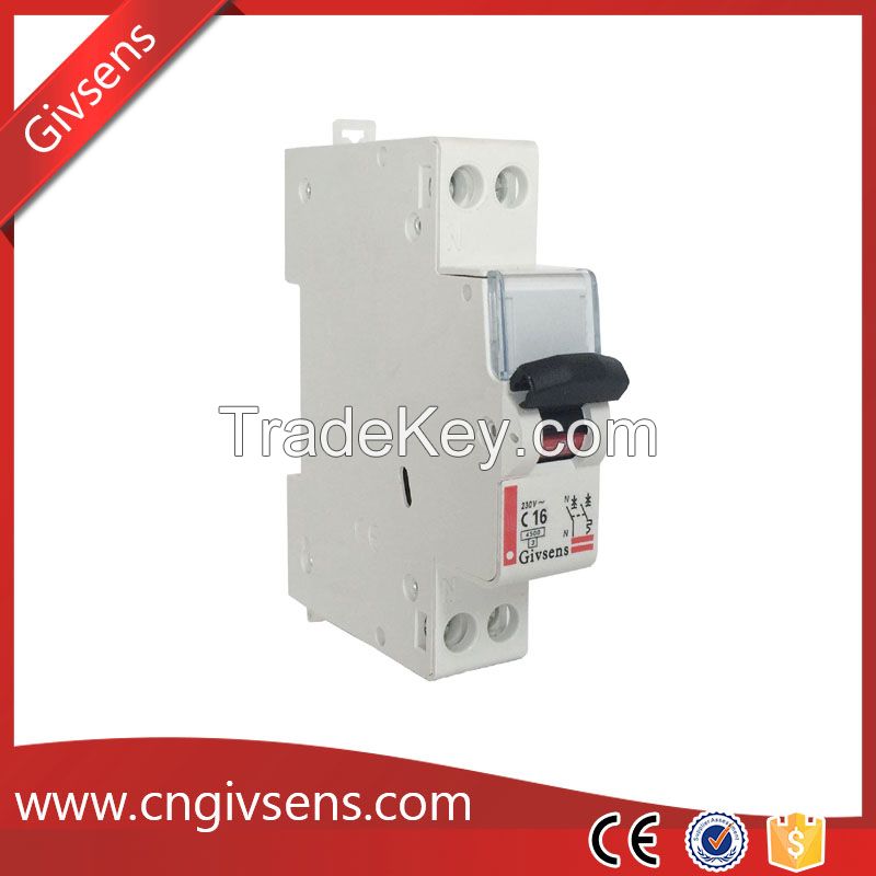 Sell Givsens DPN miniature circuit breaker 1P+N MCB