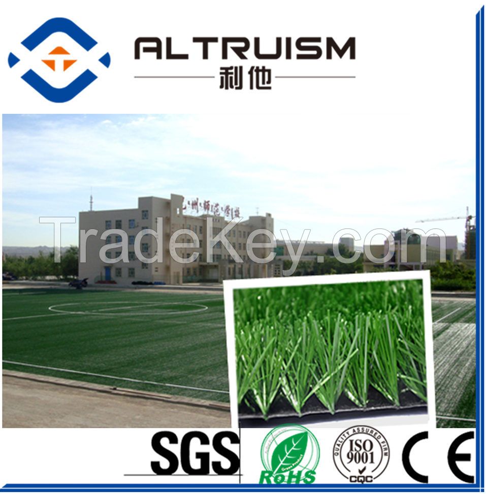 Natural Looking Landscape Artificial Lawn Synthetic Grass