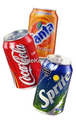 canned beverages