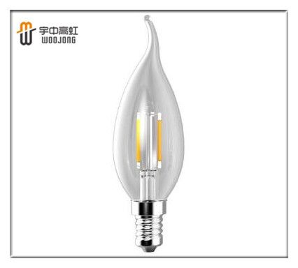 F35 4W 470lm Bent Tip LED Candle Filament Bulb