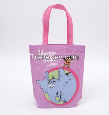 Customized Logo Printed  Laminated  Non-woven Shopping Eco Bags lunch bag gift bag oem accepted