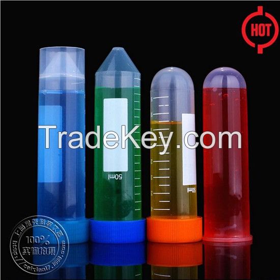 hot sale laboratory plastic centrifuge tubes 50ml with round bottom