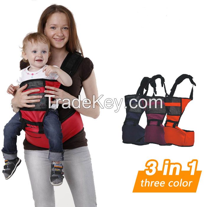 ASTM CERTIFICATE AMERICAN STYLE DETACHABLE HIP SEAT BABY CARRIER , BABY DOLL CARRIER SEAT 3 IN 1