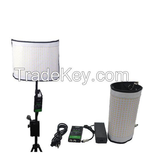 videGo Wifi LED Flexible video Light/ film shooting video light /bi-color/Tungsten film light/50w bi color/100w 1x1 soft video light/broadcast light/film shooting light kits