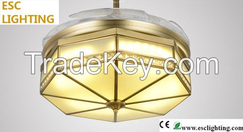 modern newly-designed Chinese style ceiling fan light remote control