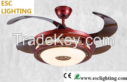 2016 new style ceiling fan with LED light ABS blade