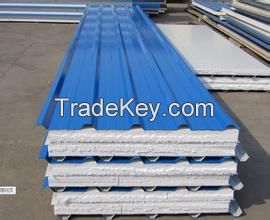 supply high quality color steel EPS  sandwich panels for roof