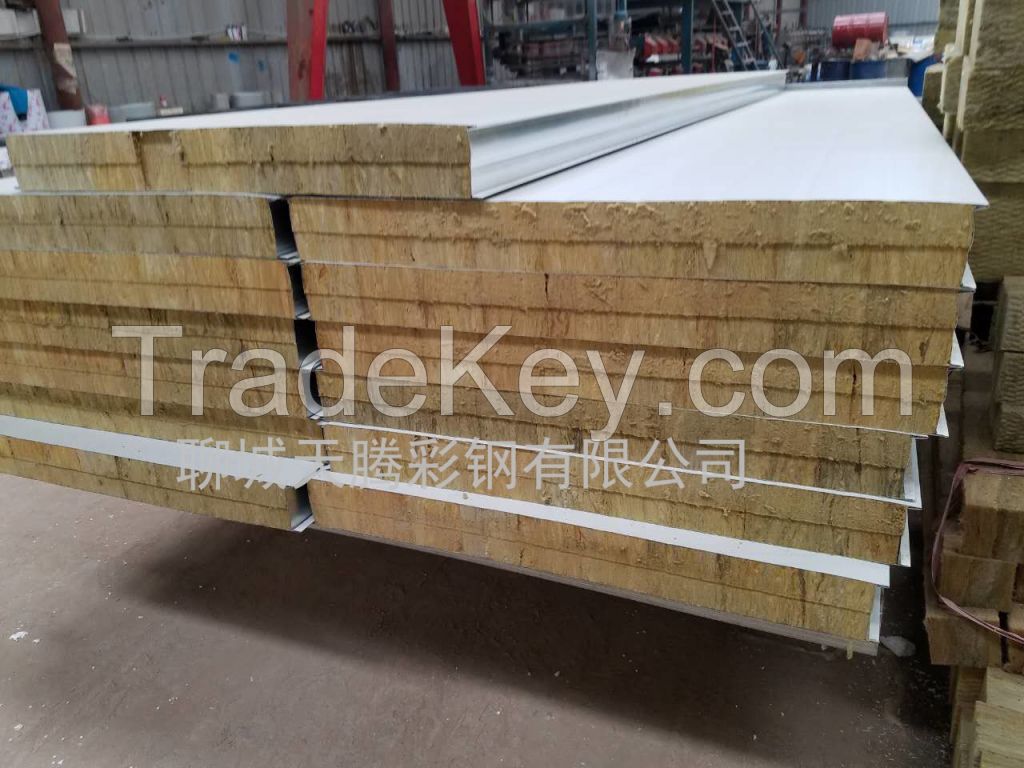 fireproof rockwool sandwich panels for wall