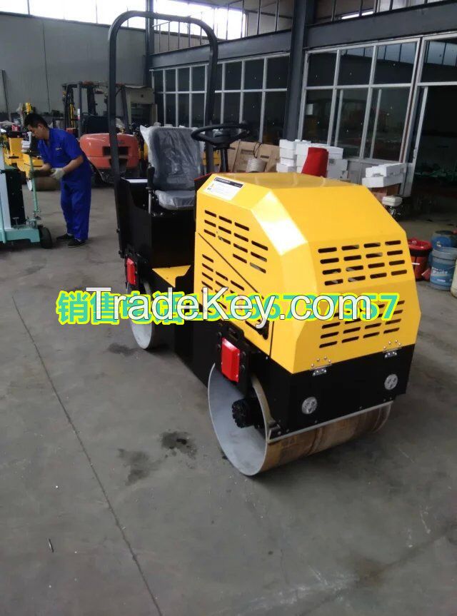 1 ton  full hydraulic road roller  3 ton  ride-on compaction machine