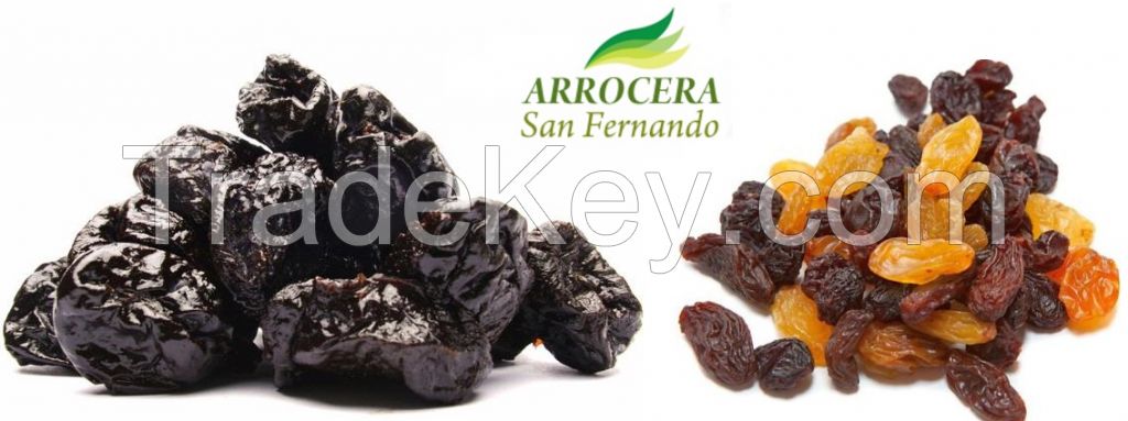 Chilean prunes and raisins