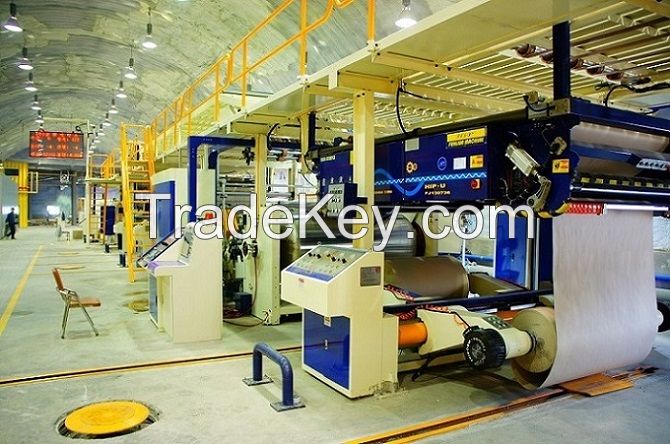 5 layer 150m/min 1800mm corrugated cardboard production line with CBE flute