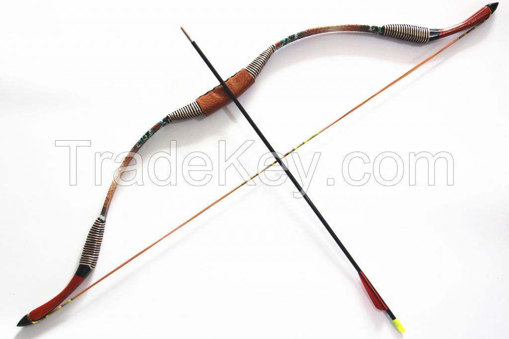 New Children Recurve Bow 12lb Handcraft Fiberglass Arrow Archery Hunting Practice