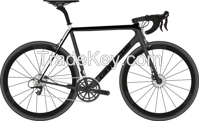 2017 CANNONDALE SUPERSIX EVO HI-MOD BLACK INC DISC ROAD BIKE