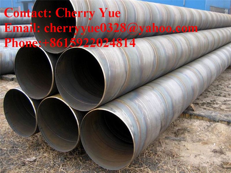Sell spiral steel pipe, spiral steel tube, spiral steel duct  cherryyue0328 at yahoo (dot)com