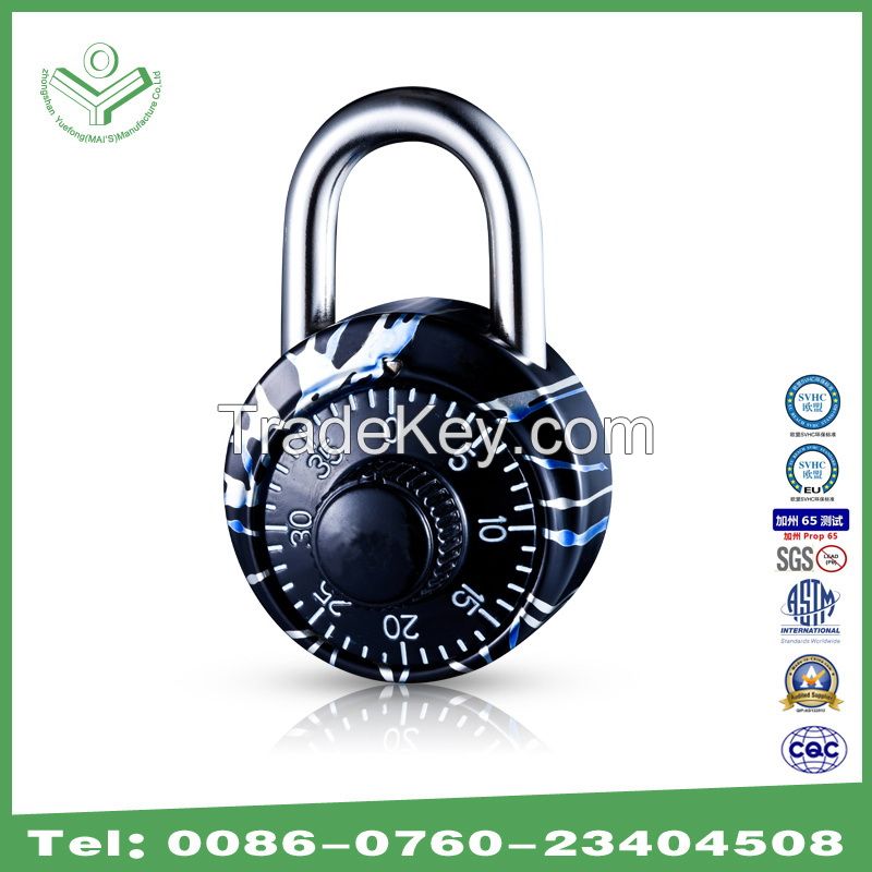 48mm Aluminum Anodizing Combination Lock (1501)