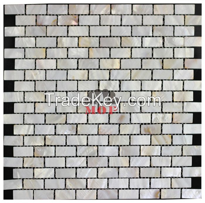 Selling Hot-sale wall decorate shell mosaic mirror tile