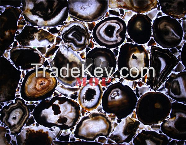 Selling background black agate board onyx table tops