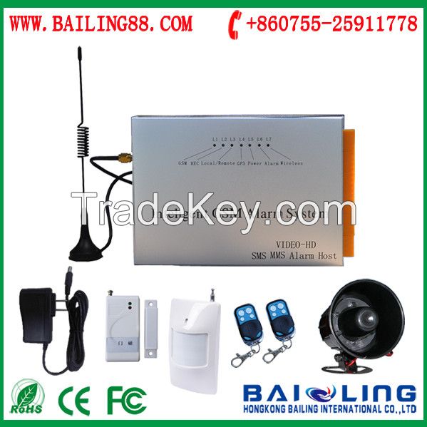 industrial use gsm alarm system wireless full aluminum with one relay output app control alarm system