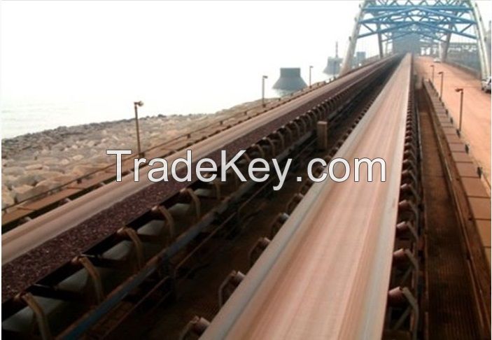 Fire-resistant steel cord conveyor belt