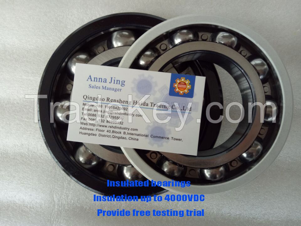 6313/C3VL0241 Insulated bearing deep groove ball bearing