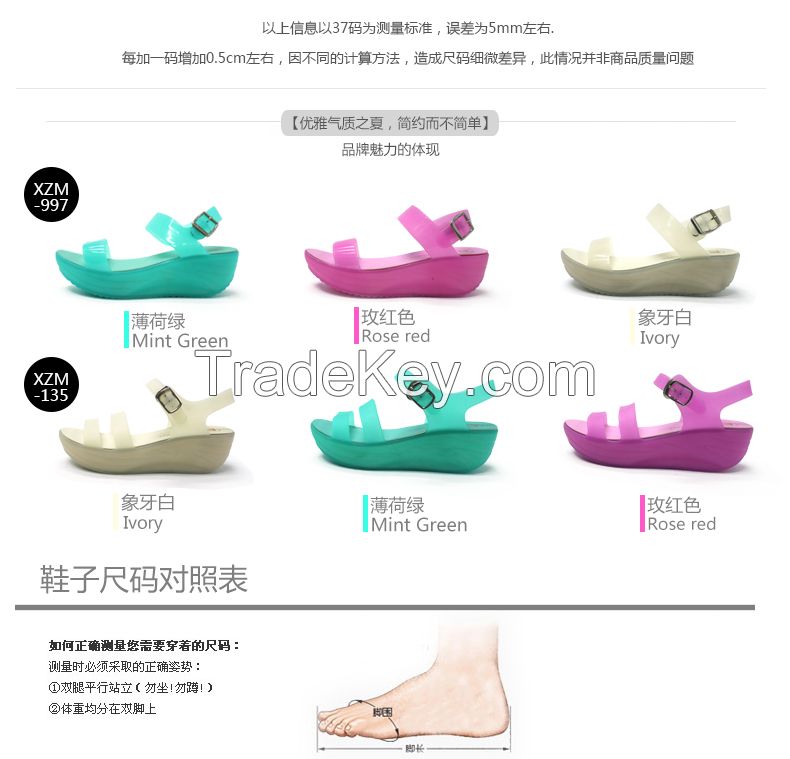 XZM creative design crystal lady woman sandal shoe for summer