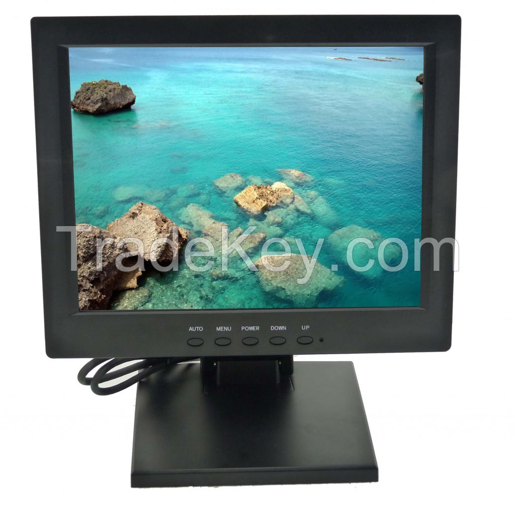 USB RS232 VGA input Touch Screen Display 12 Inch Lcd Monitor