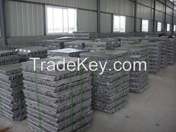 Pure Aluminum ingot 99.7 from China manufactuer