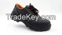Upper Split Embossed Leather Sole PU Work Safety Shoe