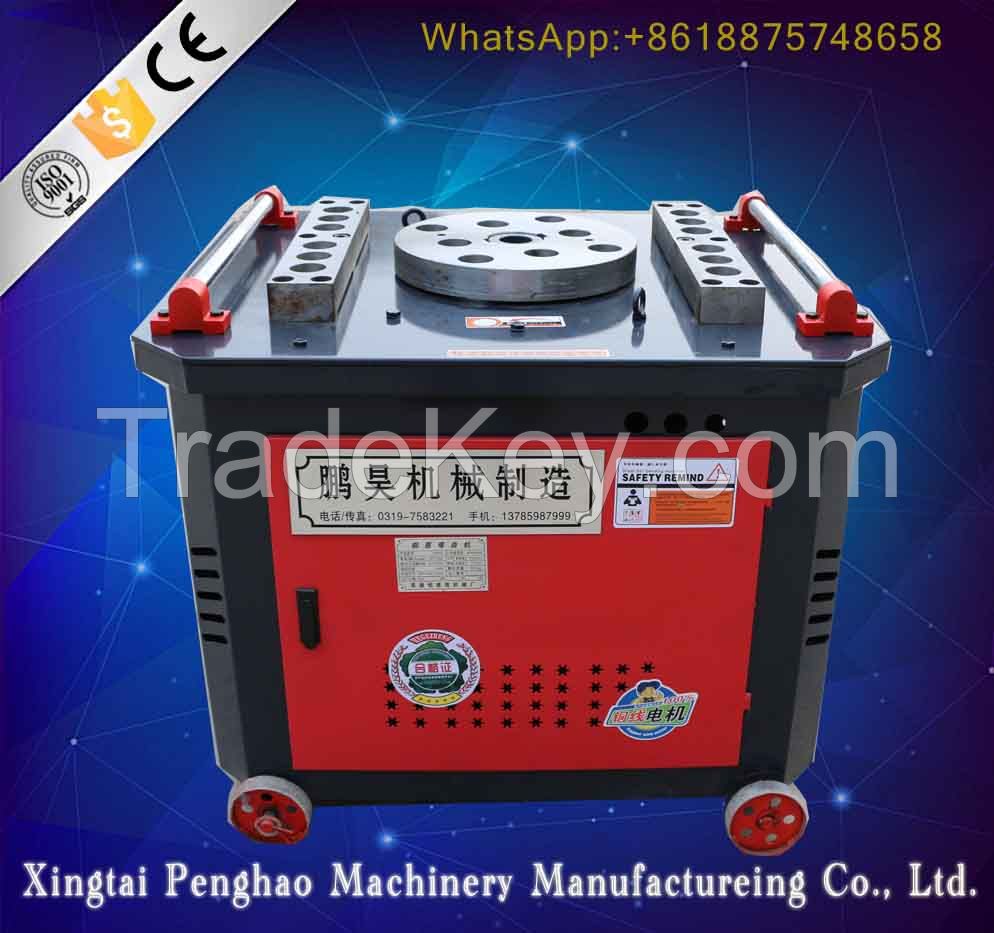 Semi automatic rebar bending machine