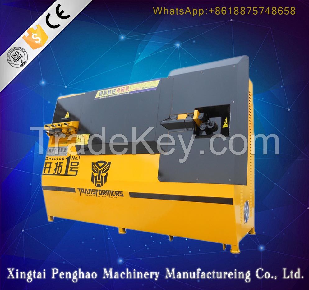 New version cnc rebar bending machine , stirrup bender machine , steel bar bender