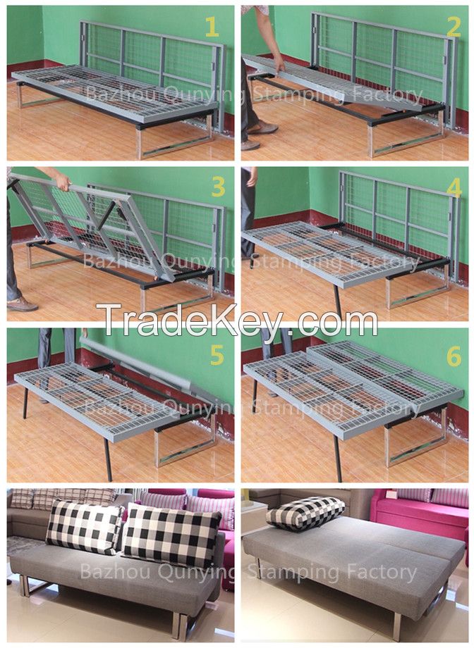 adjustable folding futon sofa bed frame mechanismA095