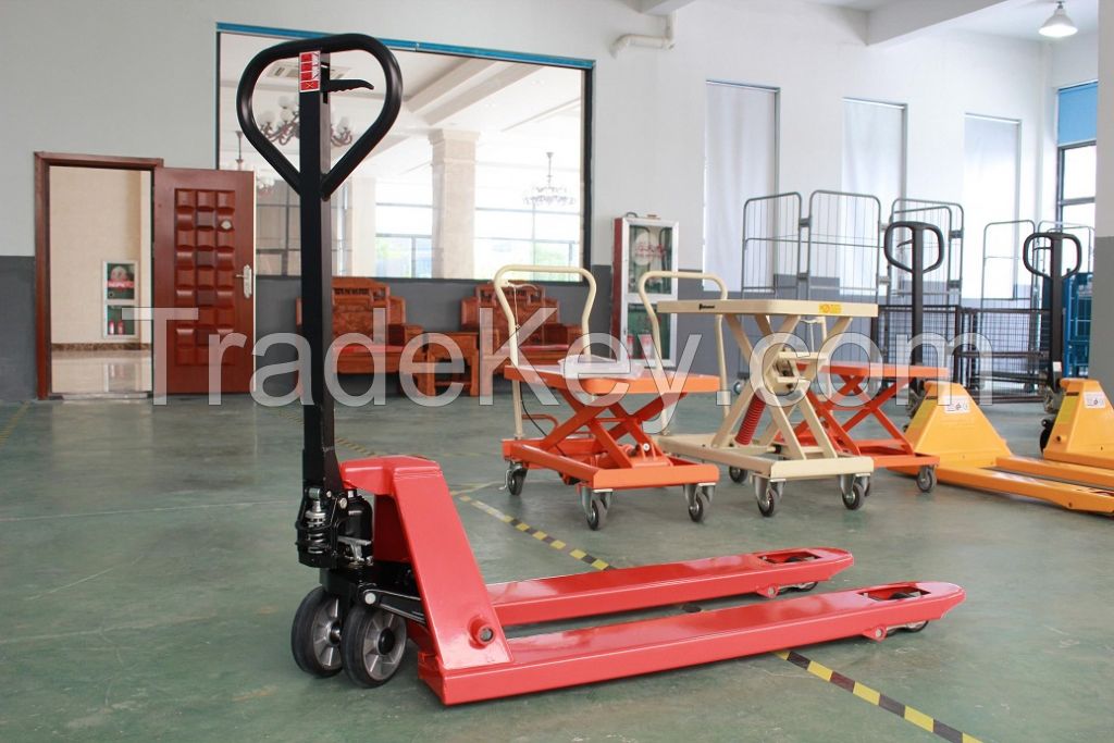 2.5ton hand pallet truck with welding/DC pump for sale