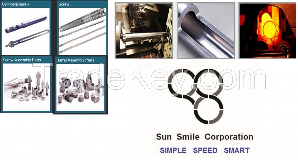 Cylinder, Screw, Screw and Barrel Assembly Parts