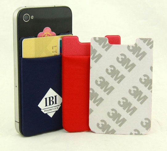 creditcard wallet holder with self-adhesive to fix it on the smartphone