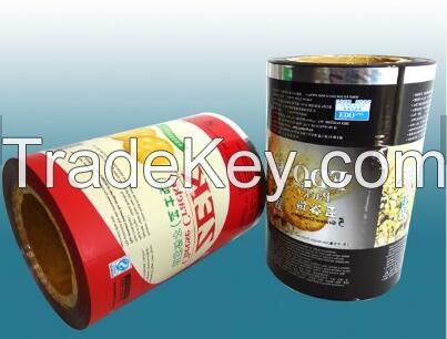 custom printed laminated nylon packaging film for honey sachet