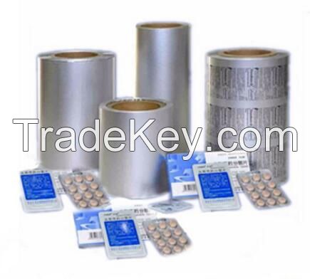 Printed PTP Aluminum pharma package blister foil