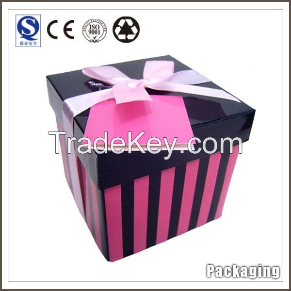 Custom printed different types gift packaging box