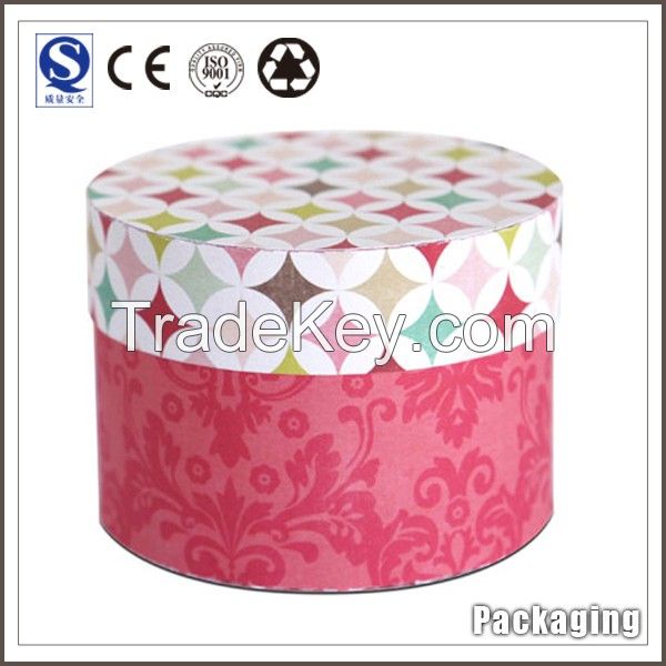 2016 hot sale custom innovative design round boxes