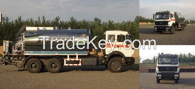 Intelligent rubber bitumen sprayer truck 10T for sale