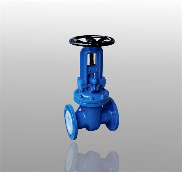 PN16 Cast Iron Teflon Lined Gate Valve